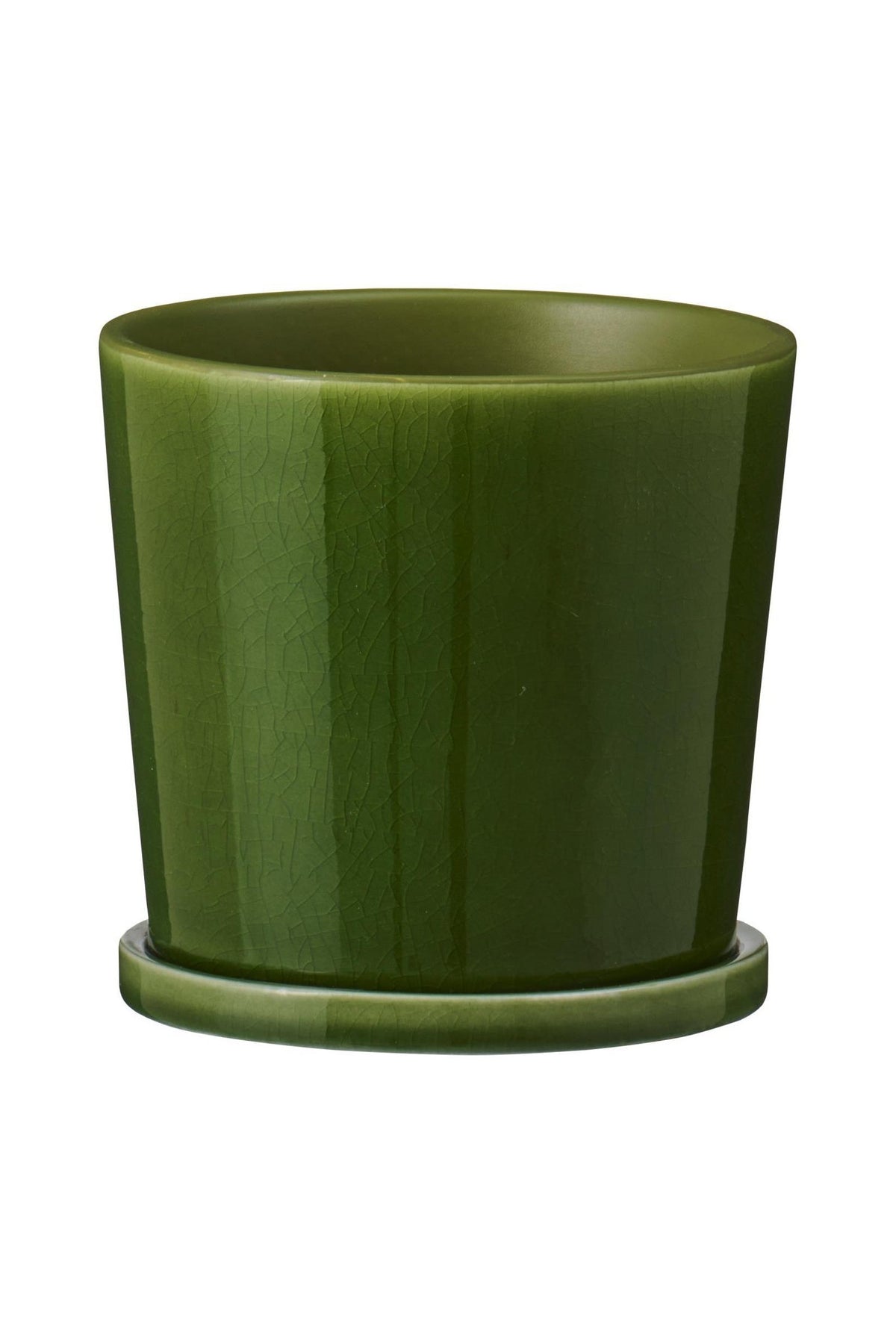 Skjuler m/underskål, grøn Ø11,5cm