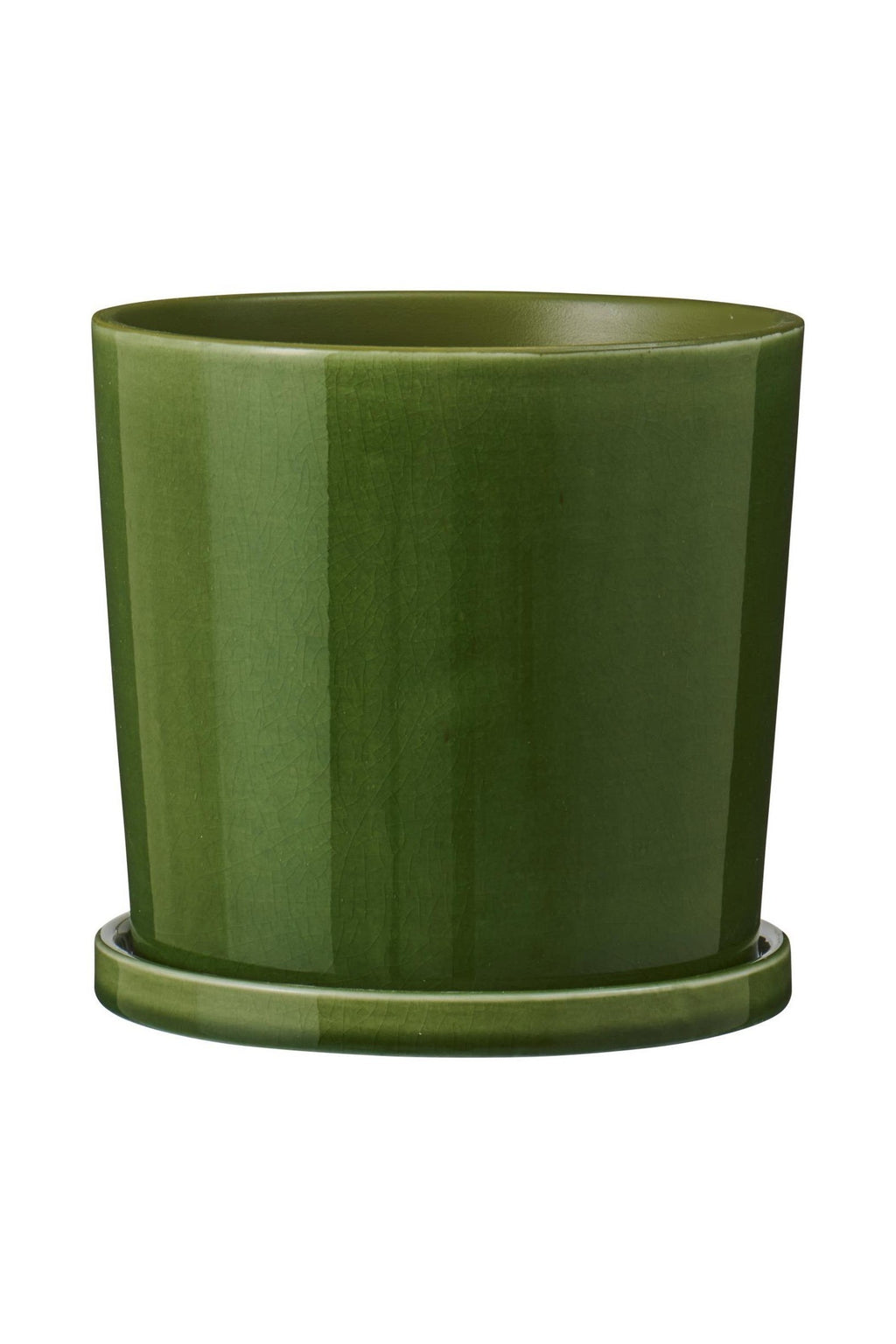 Skjuler m/underskål, grøn Ø14 cm