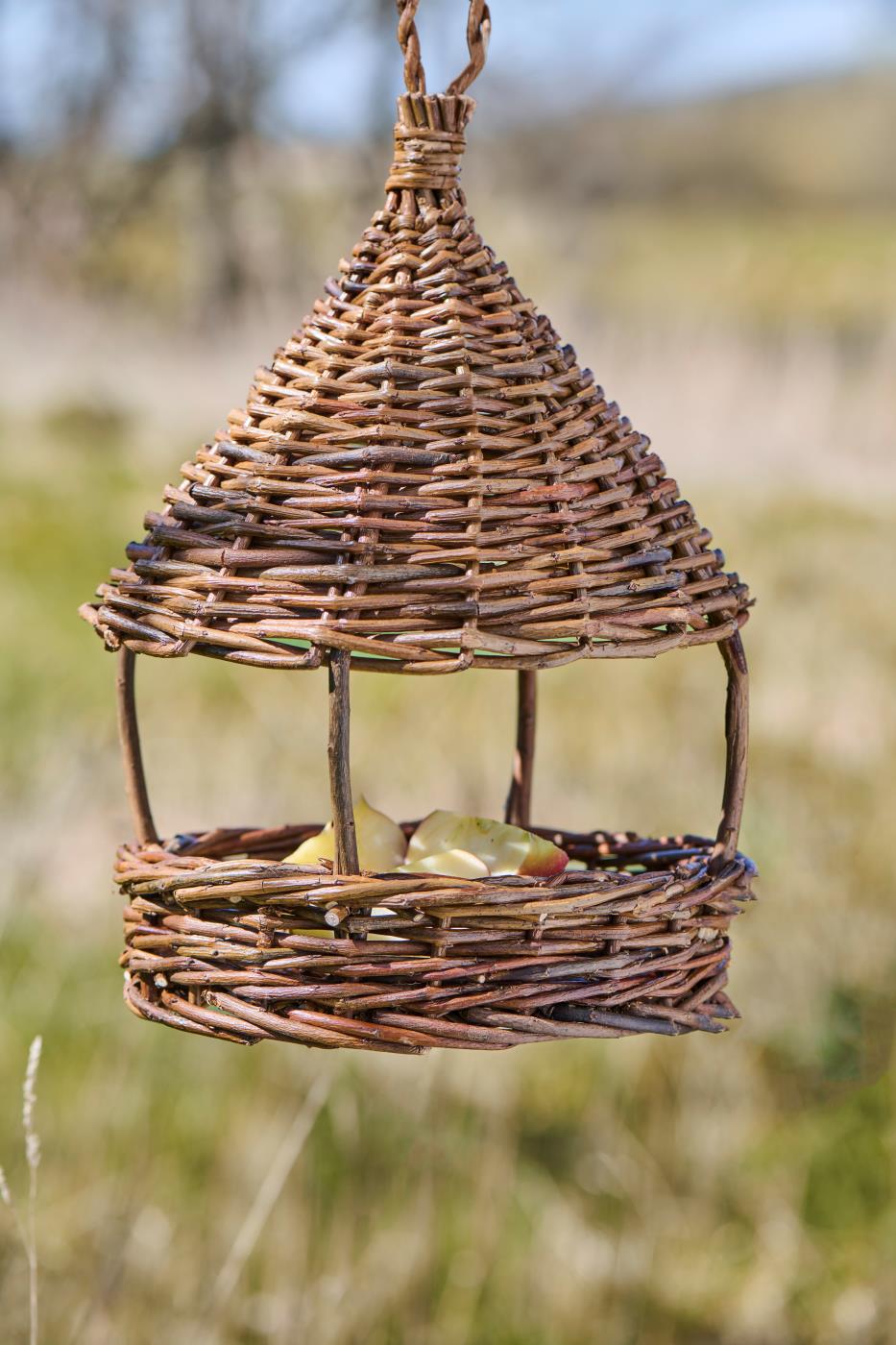 Fuglefoderhus, pileflet Ø21x32 cm