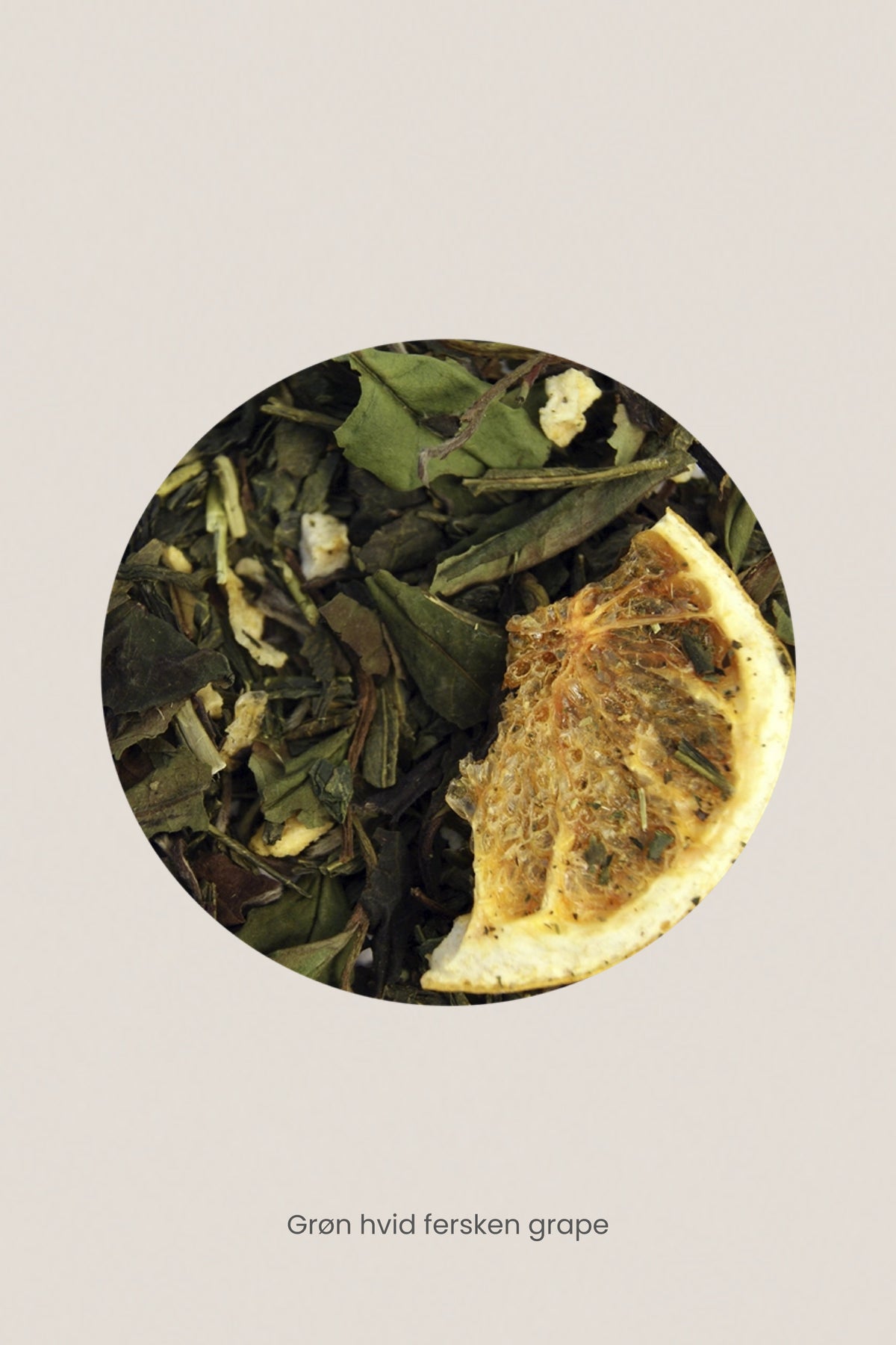 Te: Fersken & Grape, grøn/hvid 100g