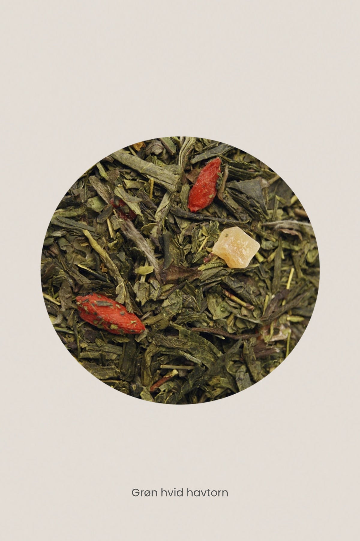 Te: Havtorn, grøn/hvid 100g