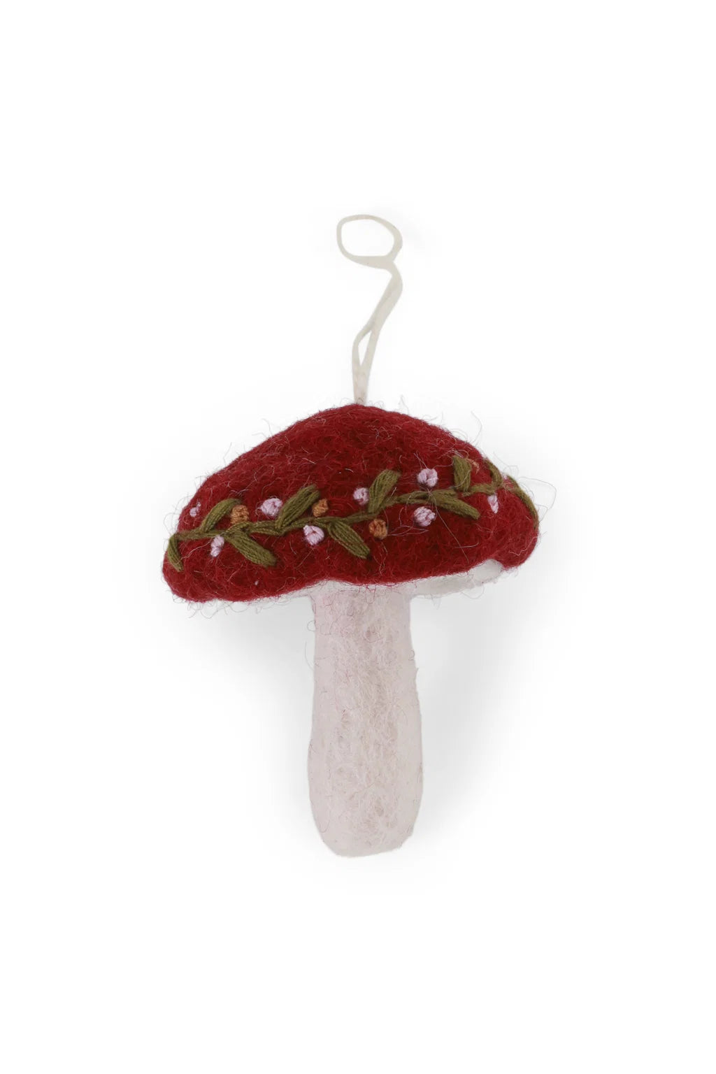 Ophæng: Svamp m. broderi, 7 cm