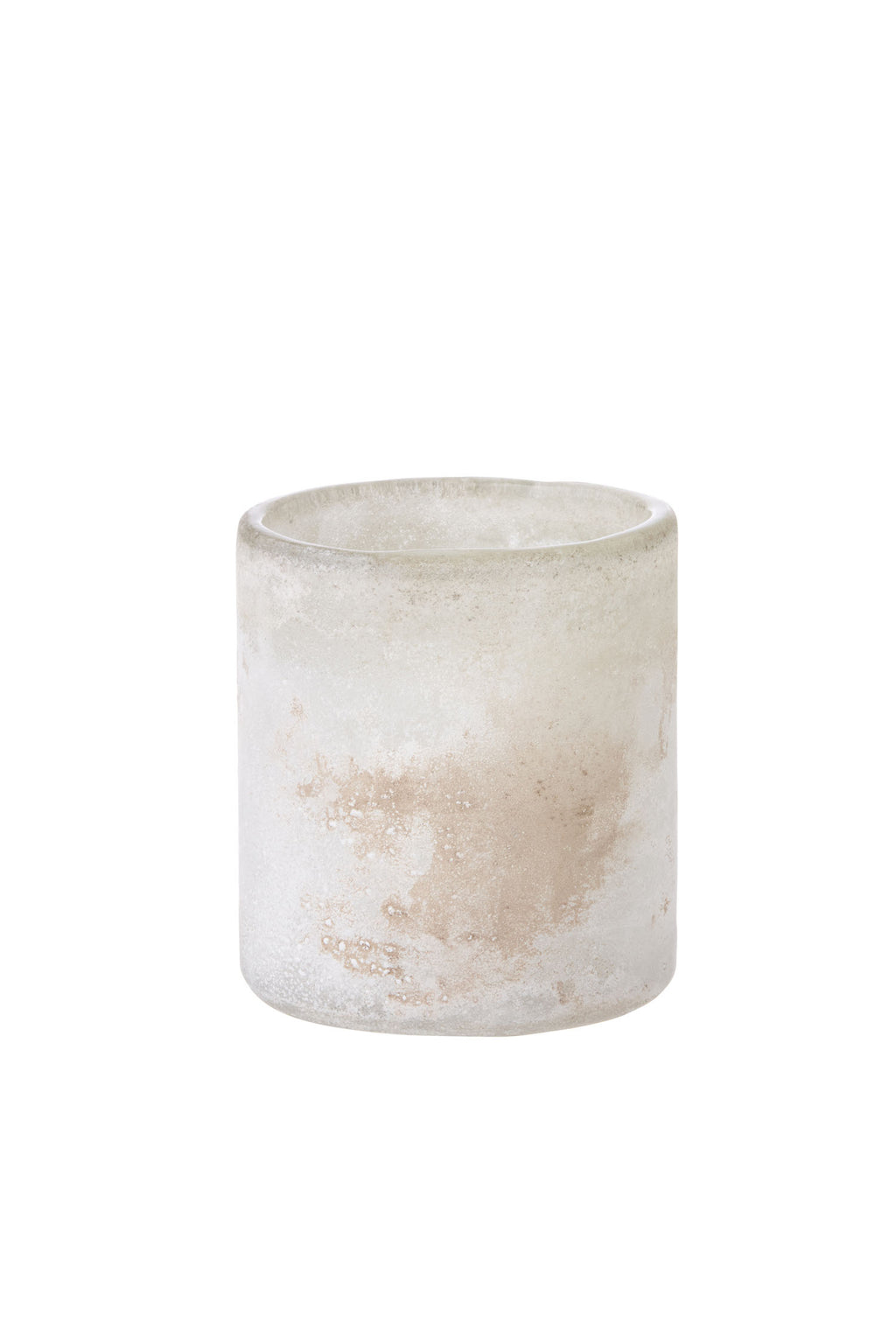 Lysestage 'Alvie' pearl, H8,5 cm