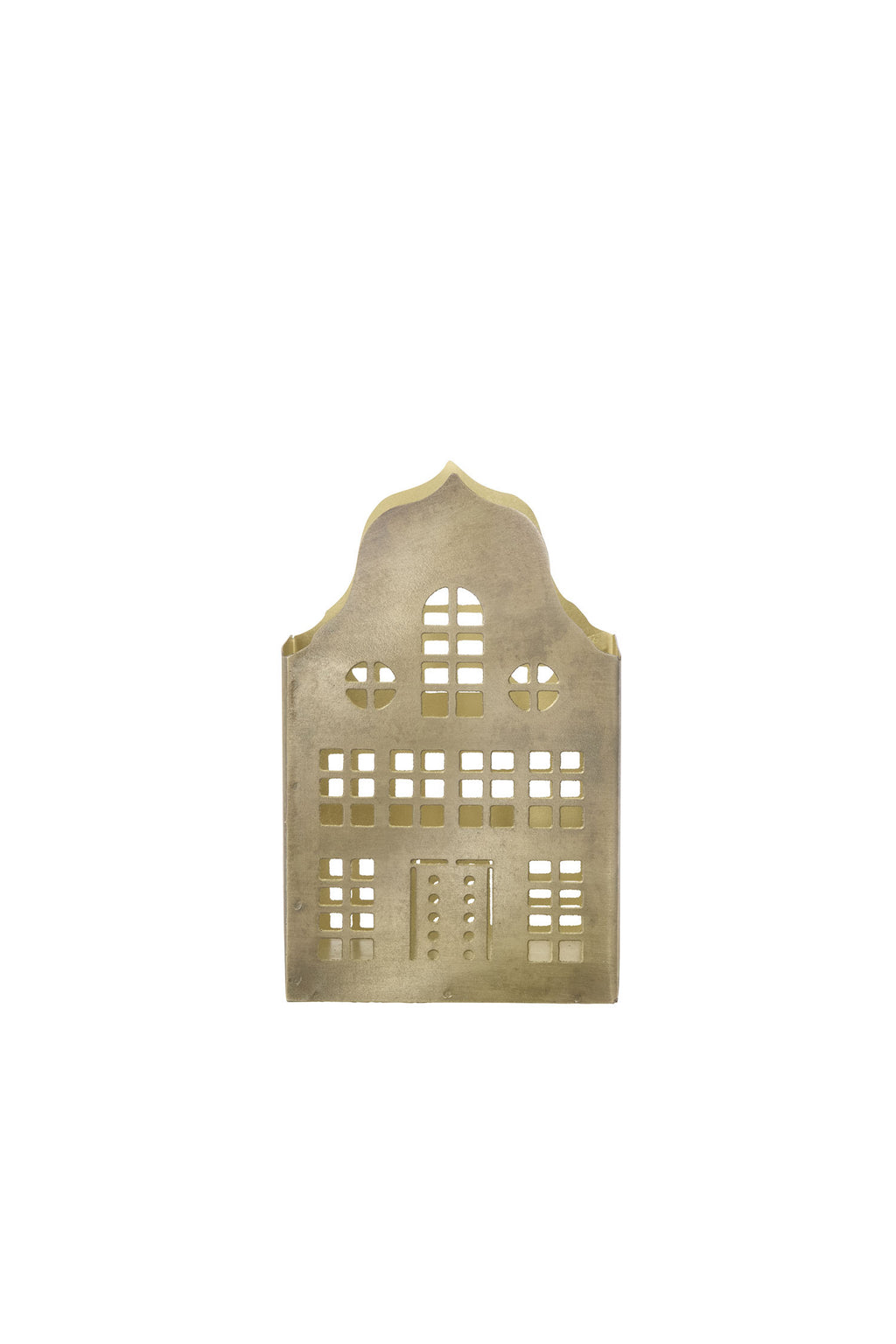 Lysestage, Brownstone, H13 cm