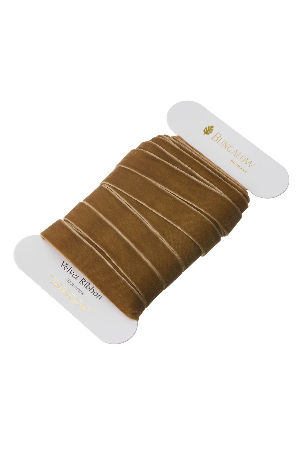 Gavebånd, velour, caramel, 10m